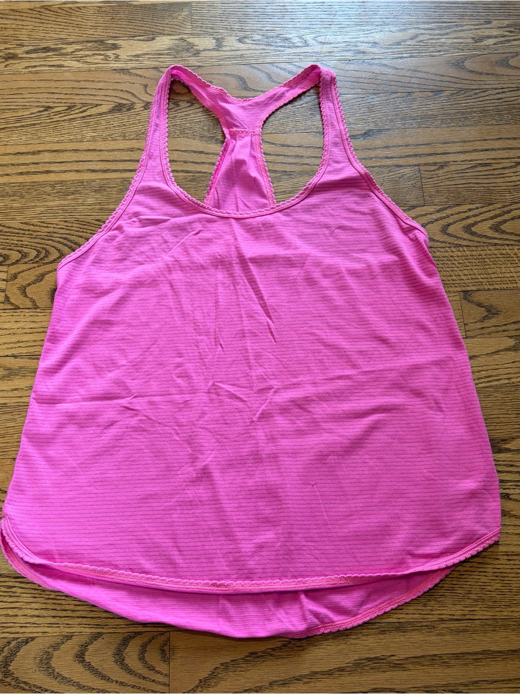 Lululemon 105 F Singlet Tank Heathered Pow Pink Light